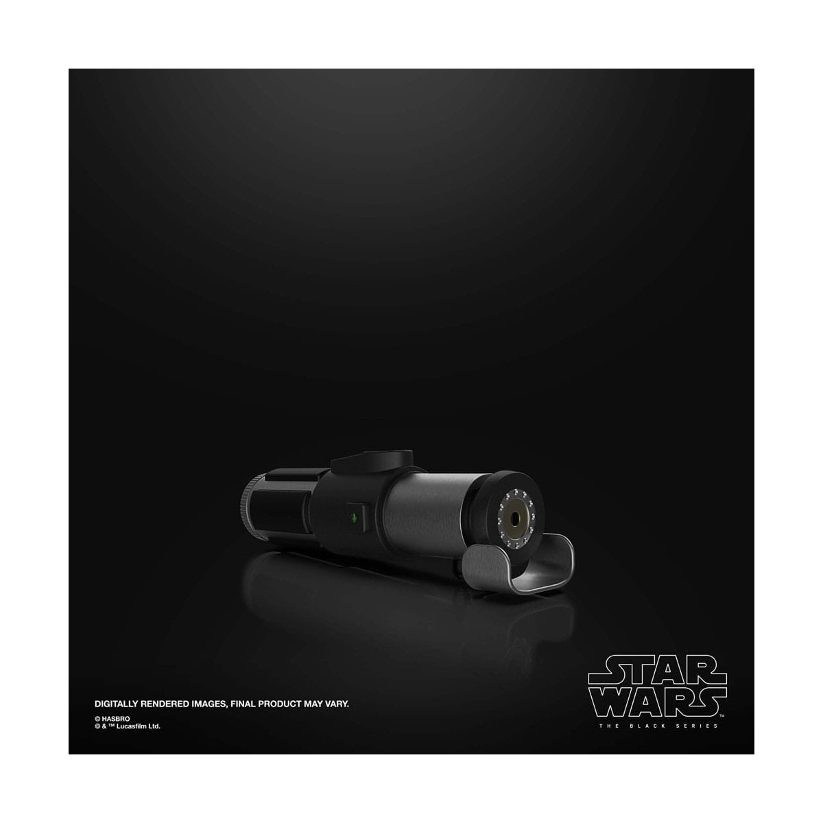 Hasbro - Sable láser Yoda Force Fx - Negro Serie Replica Elite