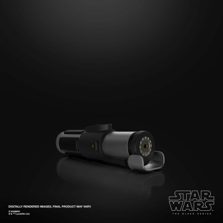 Hasbro - Sable láser Yoda Force Fx - Negro Serie Replica Elite