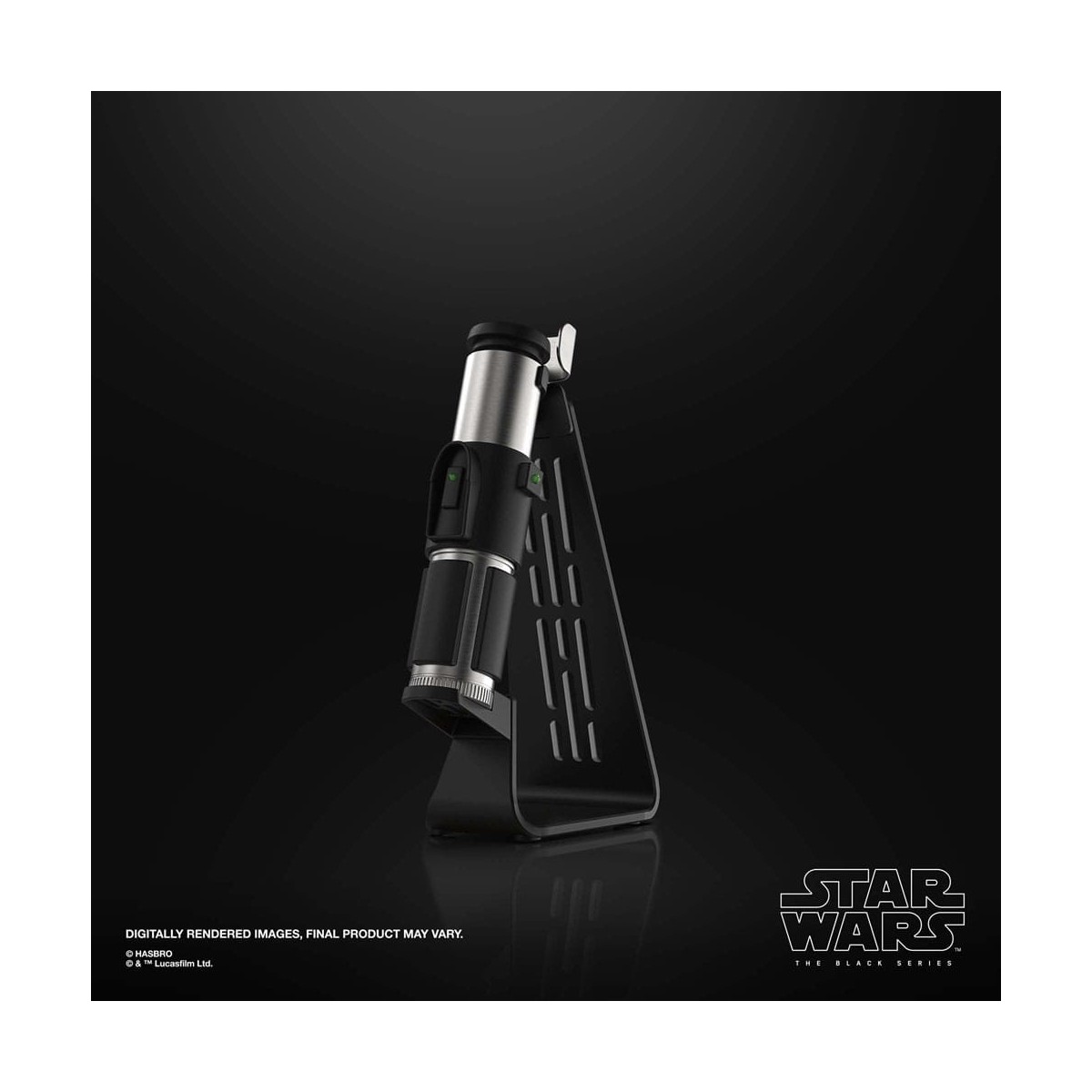Hasbro - Sable láser Yoda Force Fx - Negro Serie Replica Elite