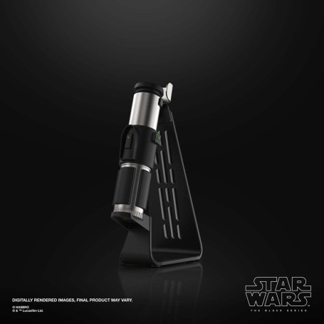 Hasbro - Sable láser Yoda Force Fx - Negro Serie Replica Elite