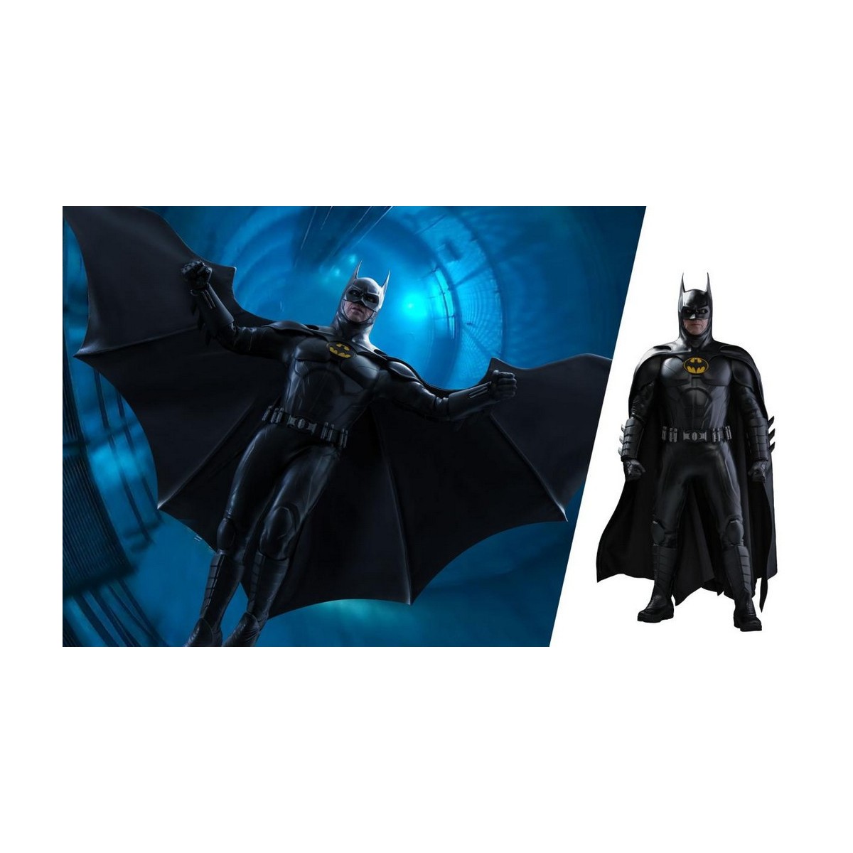 Hot Toys - DC Comics - Batman Traje Moderno (Keaton) The Flash - Movie Masterpiece 1/6