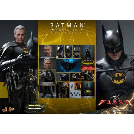 Hot Toys - DC Comics - Batman Traje Moderno (Keaton) The Flash - Movie Masterpiece 1/6