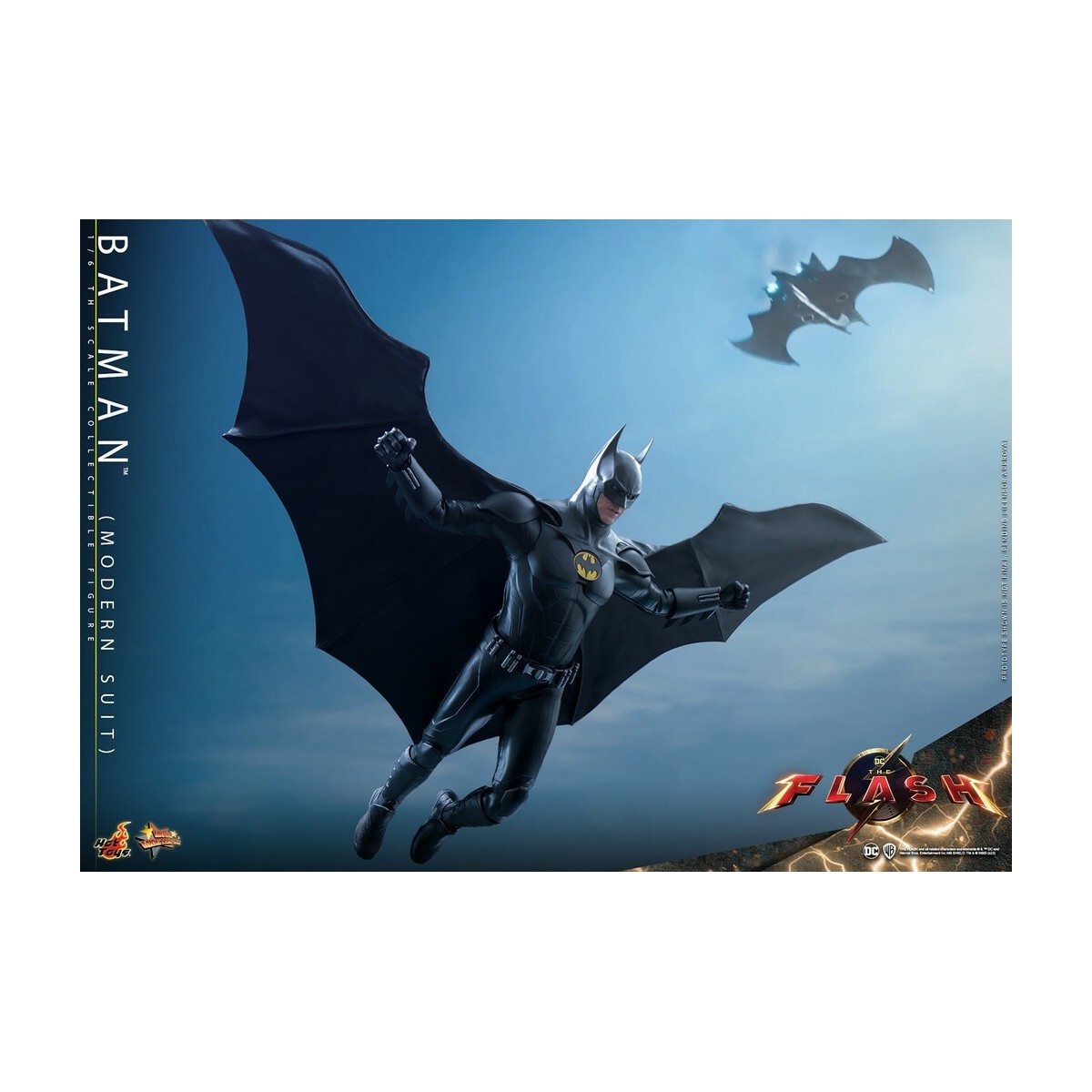 Hot Toys - DC Comics - Batman Traje Moderno (Keaton) The Flash - Movie Masterpiece 1/6