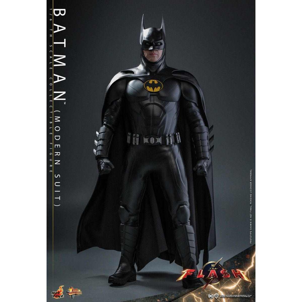 Hot Toys - DC Comics - Batman Traje Moderno (Keaton) The Flash - Movie Masterpiece 1/6