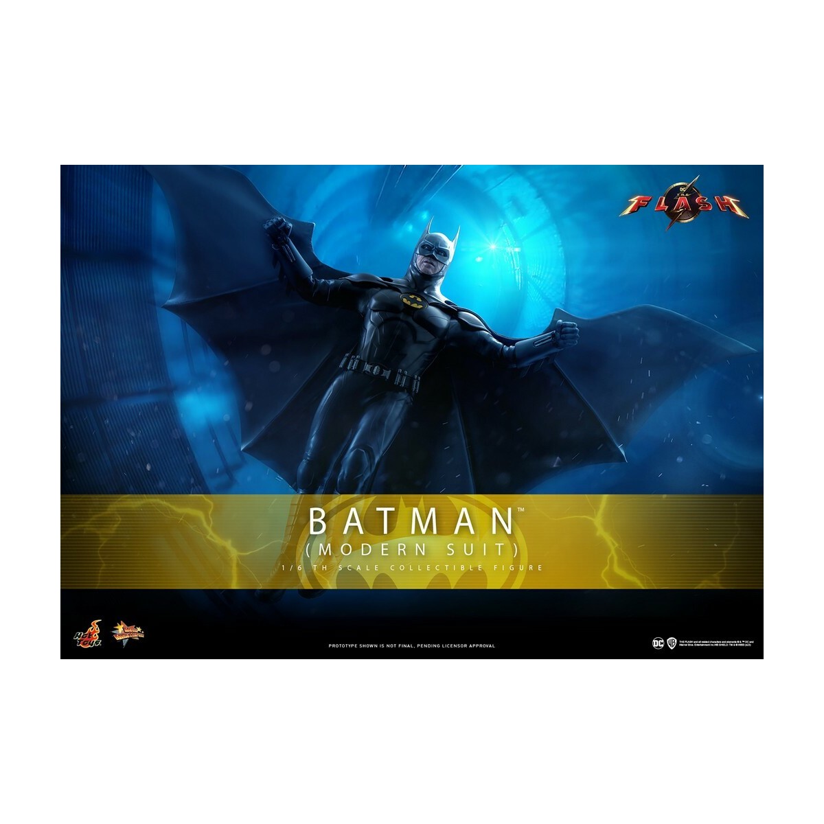 Hot Toys - DC Comics - Batman Traje Moderno (Keaton) The Flash - Movie Masterpiece 1/6