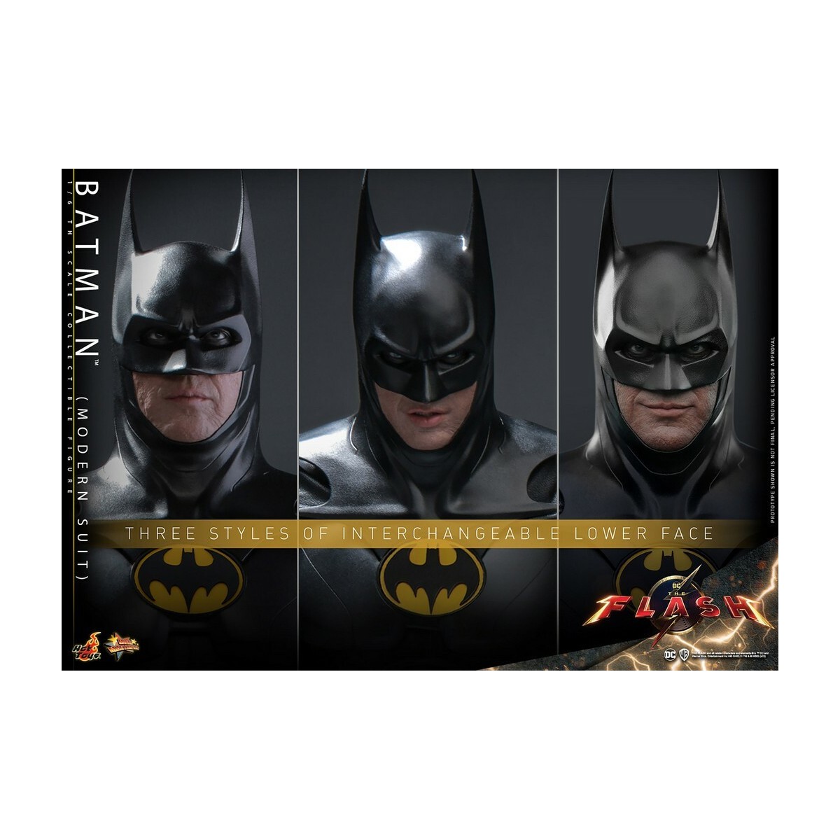 Hot Toys - DC Comics - Batman Traje Moderno (Keaton) The Flash - Movie Masterpiece 1/6