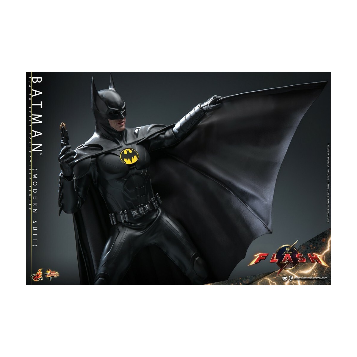 Hot Toys - DC Comics - Batman Traje Moderno (Keaton) The Flash - Movie Masterpiece 1/6