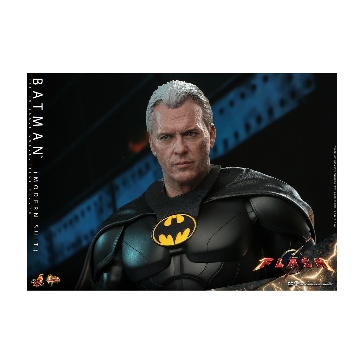 Hot Toys - DC Comics - Batman Traje Moderno (Keaton) The Flash - Movie Masterpiece 1/6