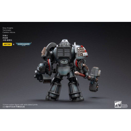 JoyToy Marines Espaciales - Terminators Caballeros Grises - Caddon Vibova 1/18 - Warhammer 40K