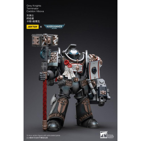 JoyToy Marines Espaciales - Terminators Caballeros Grises - Caddon Vibova 1/18 - Warhammer 40K