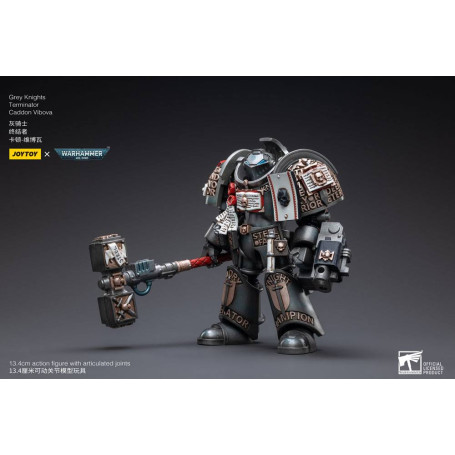JoyToy Marines Espaciales - Terminators Caballeros Grises - Caddon Vibova 1/18 - Warhammer 40K
