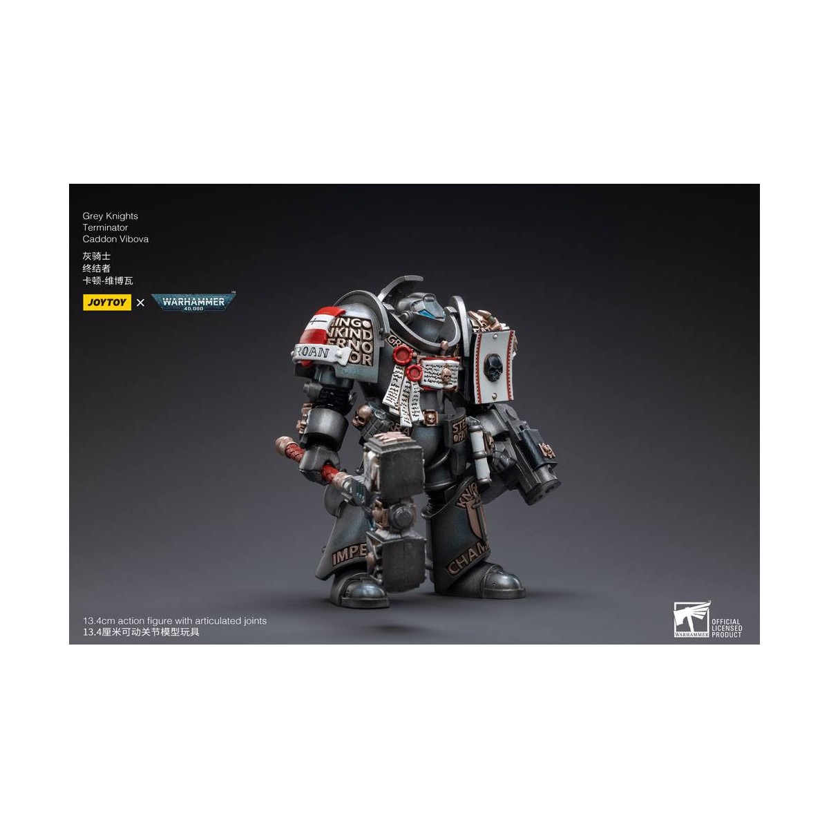 JoyToy Marines Espaciales - Terminators Caballeros Grises - Caddon Vibova 1/18 - Warhammer 40K