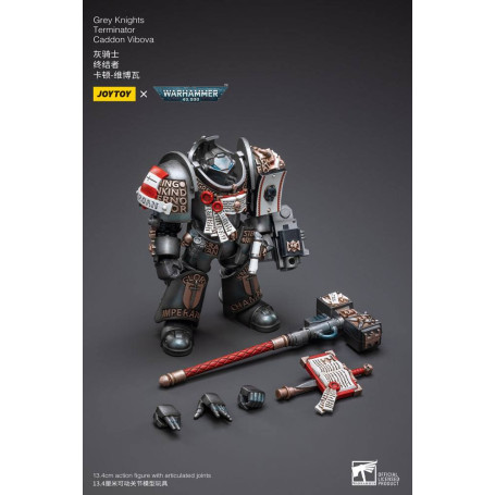 JoyToy Marines Espaciales - Terminators Caballeros Grises - Caddon Vibova 1/18 - Warhammer 40K