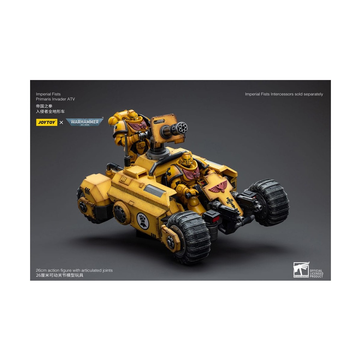 JoyToy Marines Espaciales - Puños Imperiales Primaris Invader ATV 1/18 - Warhammer 40K