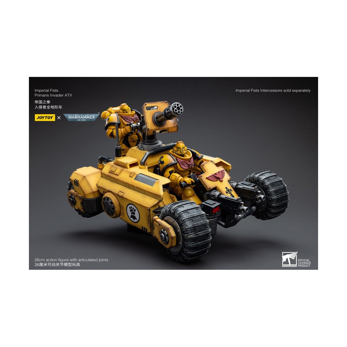 JoyToy Marines Espaciales - Puños Imperiales Primaris Invader ATV 1/18 - Warhammer 40K