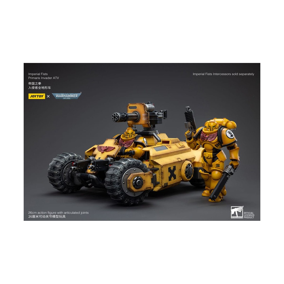 JoyToy Marines Espaciales - Puños Imperiales Primaris Invader ATV 1/18 - Warhammer 40K
