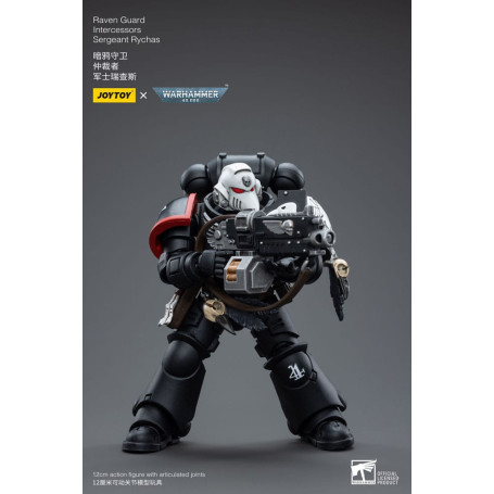 JoyToy Marines Espaciales - Guardia Cuervo - Intercesores Sargento Rychas 1/18 - Warhammer 40K