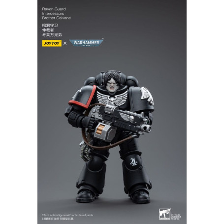 JoyToy Marines Espaciales - Guardia Cuervo - Intercesores Hermano Colvane 1/18 - Warhammer 40K