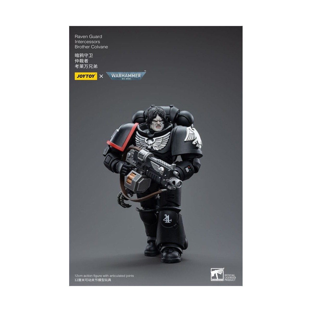 JoyToy Marines Espaciales - Guardia Cuervo - Intercesores Hermano Colvane 1/18 - Warhammer 40K