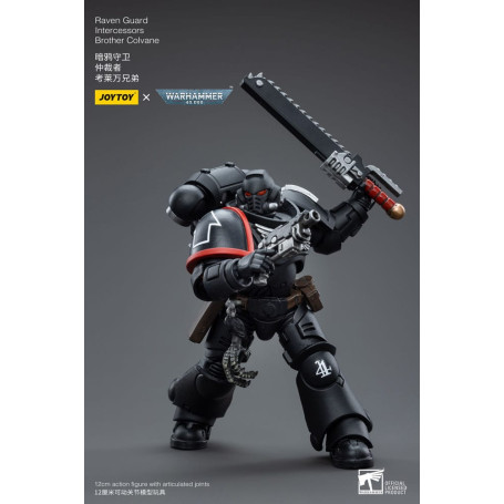 JoyToy Marines Espaciales - Guardia Cuervo - Intercesores Hermano Colvane 1/18 - Warhammer 40K
