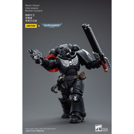 JoyToy Marines Espaciales - Guardia Cuervo - Intercesores Hermano Colvane 1/18 - Warhammer 40K