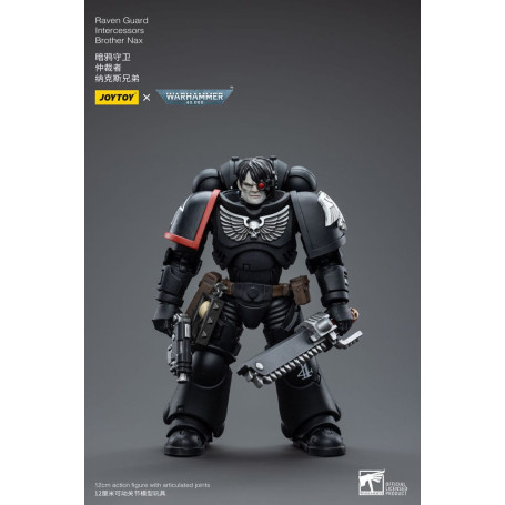 JoyToy Marines Espaciales - Guardia Cuervo - Intercesores Hermano Nax 1/18 - Warhammer 40K