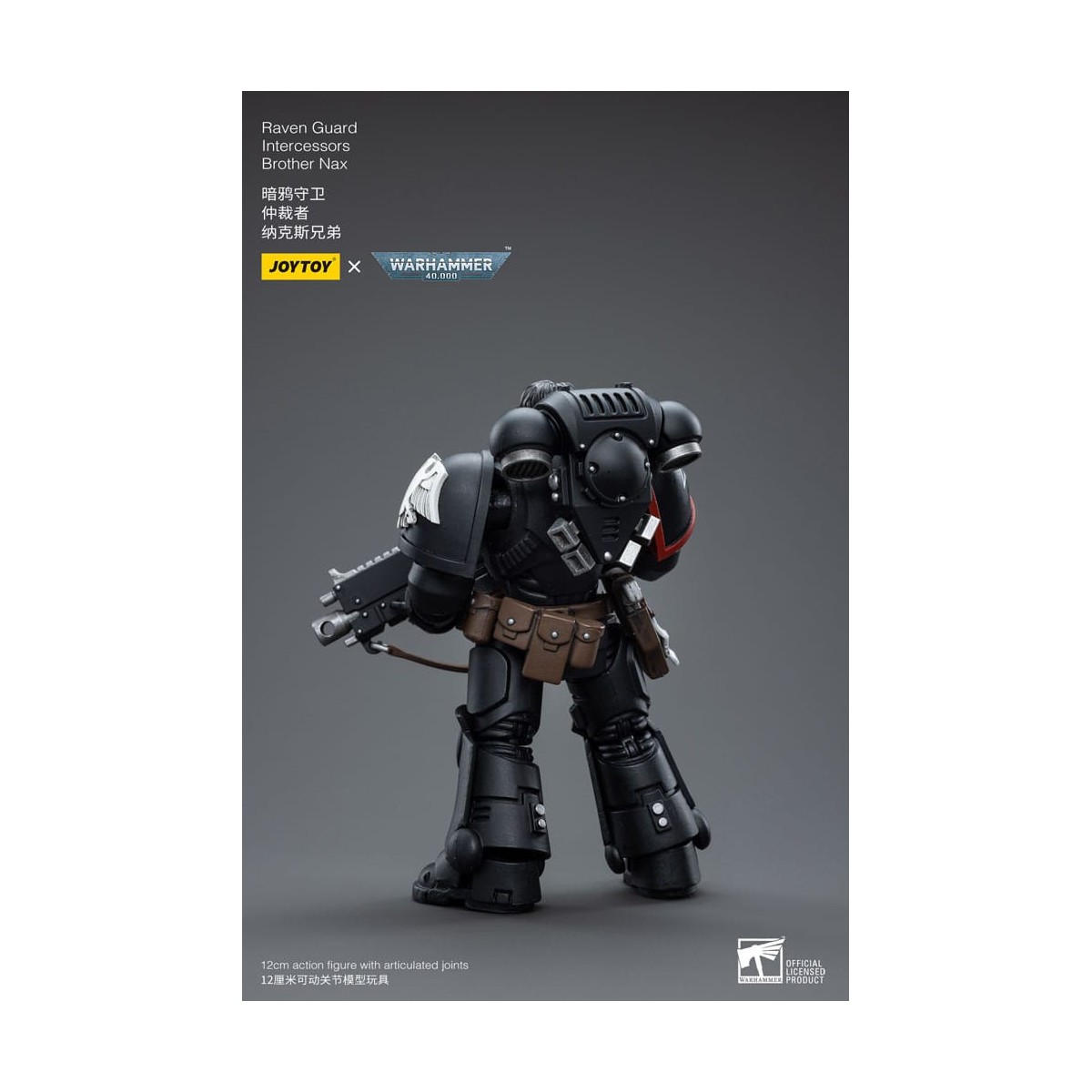 JoyToy Marines Espaciales - Guardia Cuervo - Intercesores Hermano Nax 1/18 - Warhammer 40K