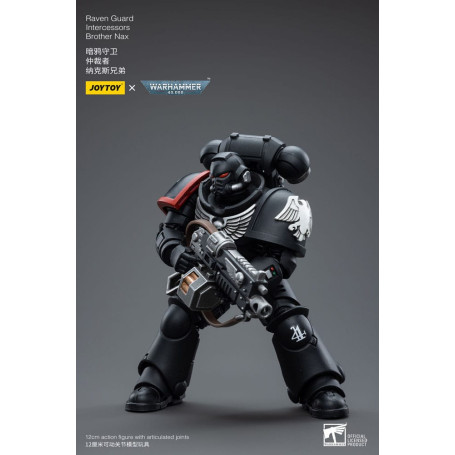 JoyToy Marines Espaciales - Guardia Cuervo - Intercesores Hermano Nax 1/18 - Warhammer 40K