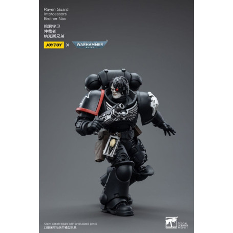 JoyToy Marines Espaciales - Guardia Cuervo - Intercesores Hermano Nax 1/18 - Warhammer 40K