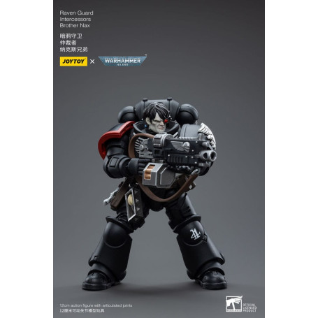 JoyToy Marines Espaciales - Guardia Cuervo - Intercesores Hermano Nax 1/18 - Warhammer 40K
