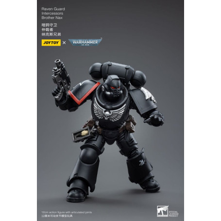 JoyToy Marines Espaciales - Guardia Cuervo - Intercesores Hermano Nax 1/18 - Warhammer 40K