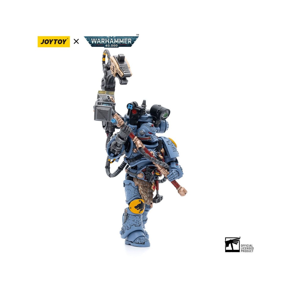 JoyToy Marines Espaciales - Lobos Espaciales - Sacerdote de Hierro Jorin Fellhammer 1/18 - Warhammer 40K