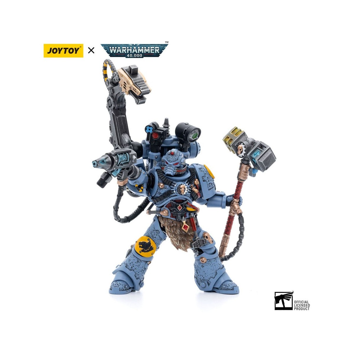 JoyToy Marines Espaciales - Lobos Espaciales - Sacerdote de Hierro Jorin Fellhammer 1/18 - Warhammer 40K