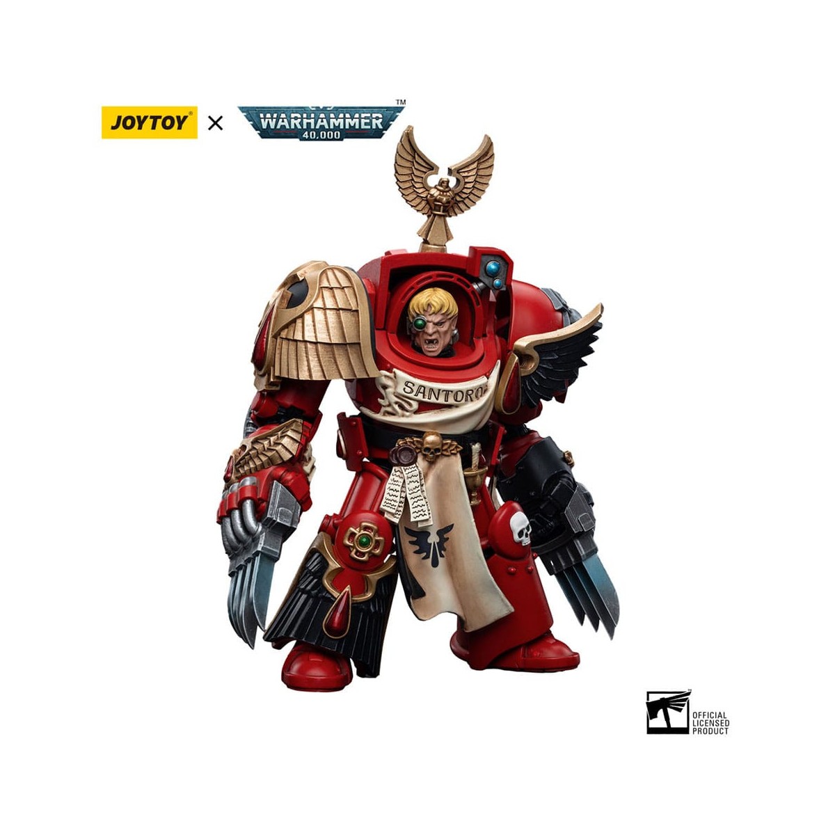 JoyToy Marines Espaciales - Ángeles de Sangre - Terminators de Asalto Sargento Santoro 1/18 - Warhammer 40K