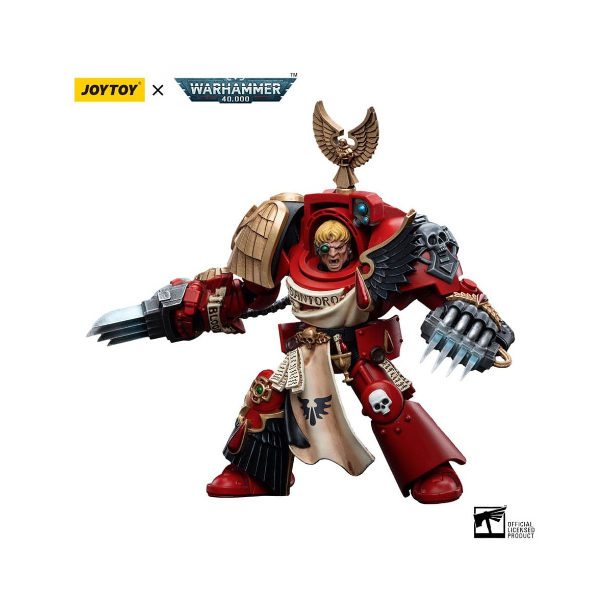 JoyToy Marines Espaciales - Ángeles de Sangre - Terminators de Asalto Sargento Santoro 1/18 - Warhammer 40K