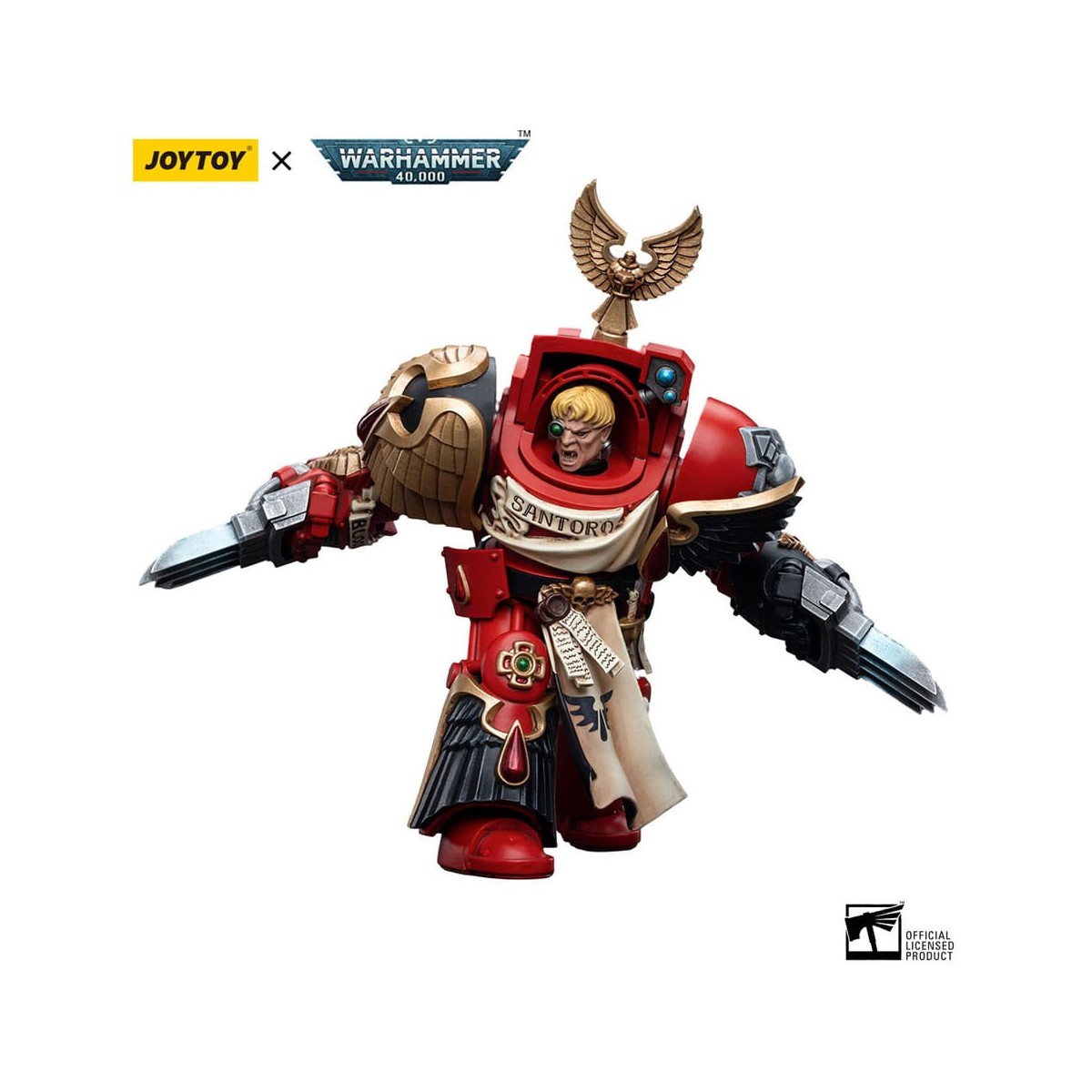 JoyToy Marines Espaciales - Ángeles de Sangre - Terminators de Asalto Sargento Santoro 1/18 - Warhammer 40K