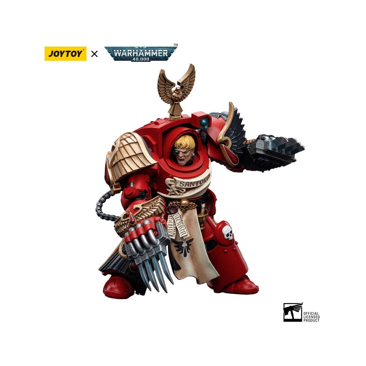 JoyToy Marines Espaciales - Ángeles de Sangre - Terminators de Asalto Sargento Santoro 1/18 - Warhammer 40K