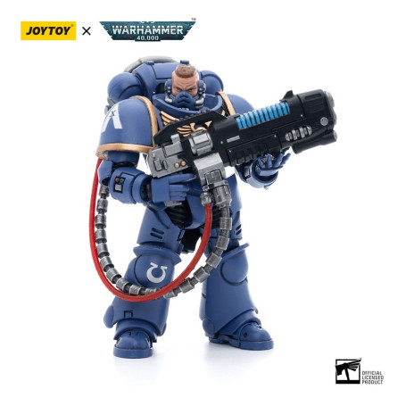 JoyToy - Marines Espaciales - Ultramarines - Primaris Hellblasters Hermano Paxor 1/18 - Warhammer 40K