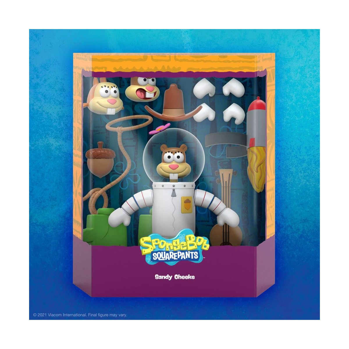 Super 7 - Bob Esponja - Ultimates Mejillas de Arena