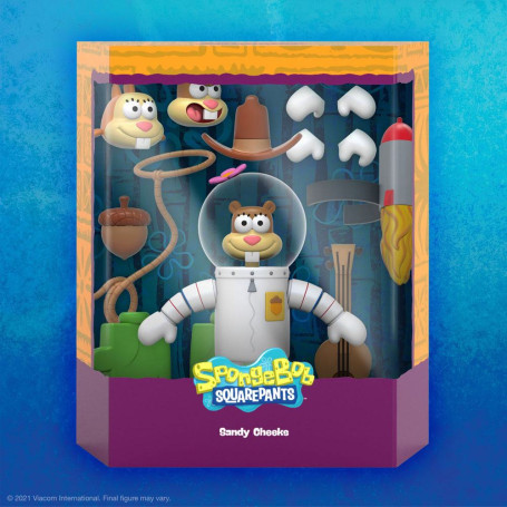 Super 7 - Bob Esponja - Ultimates Mejillas de Arena