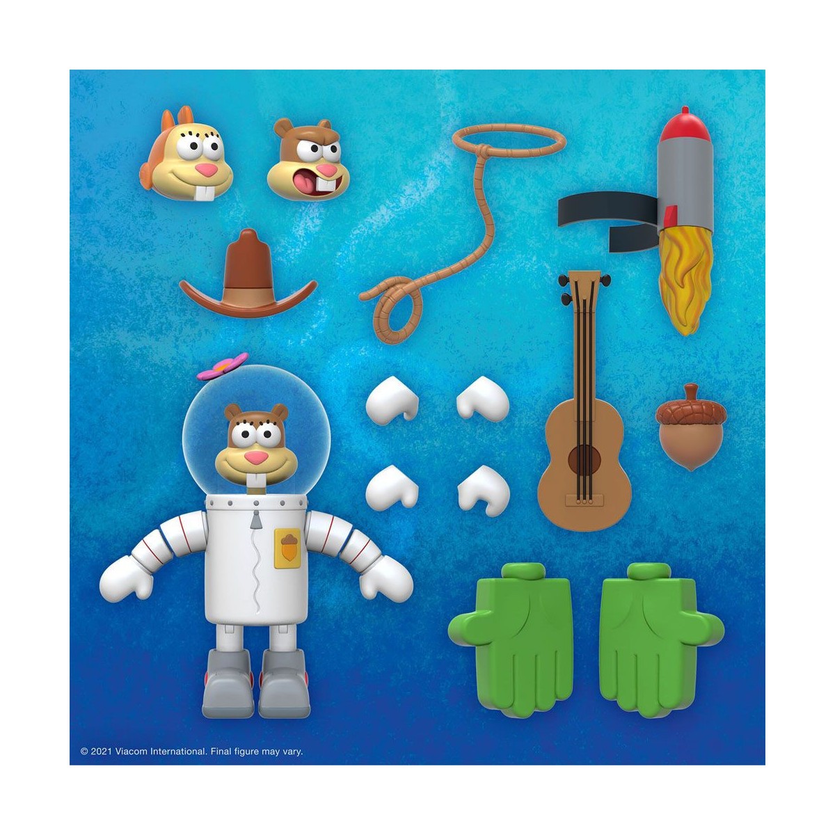 Super 7 - Bob Esponja - Ultimates Mejillas de Arena