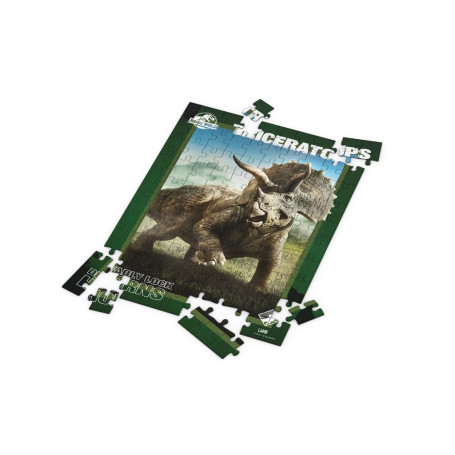 SD Toys - Puzzle Jurassic World efecto 3D - Triceratops 100 piezas