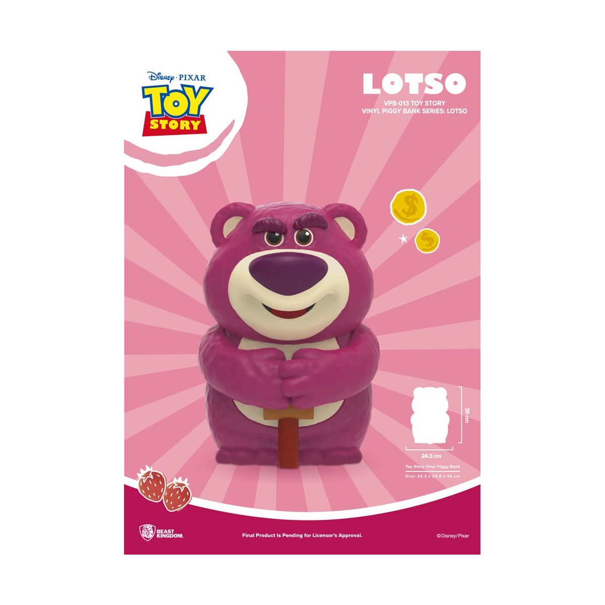 Reino Bestia Toy Story 3 hucha gigante - Lotso