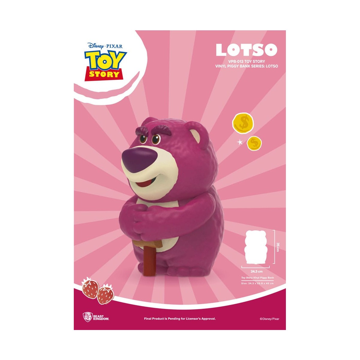 Reino Bestia Toy Story 3 hucha gigante - Lotso