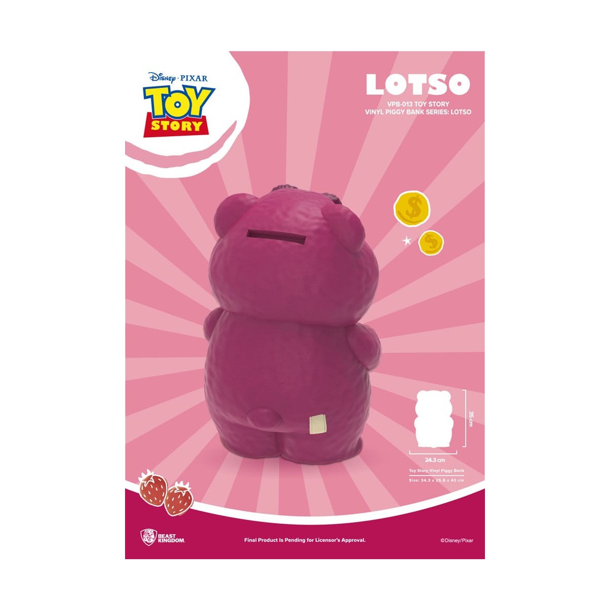Reino Bestia Toy Story 3 hucha gigante - Lotso
