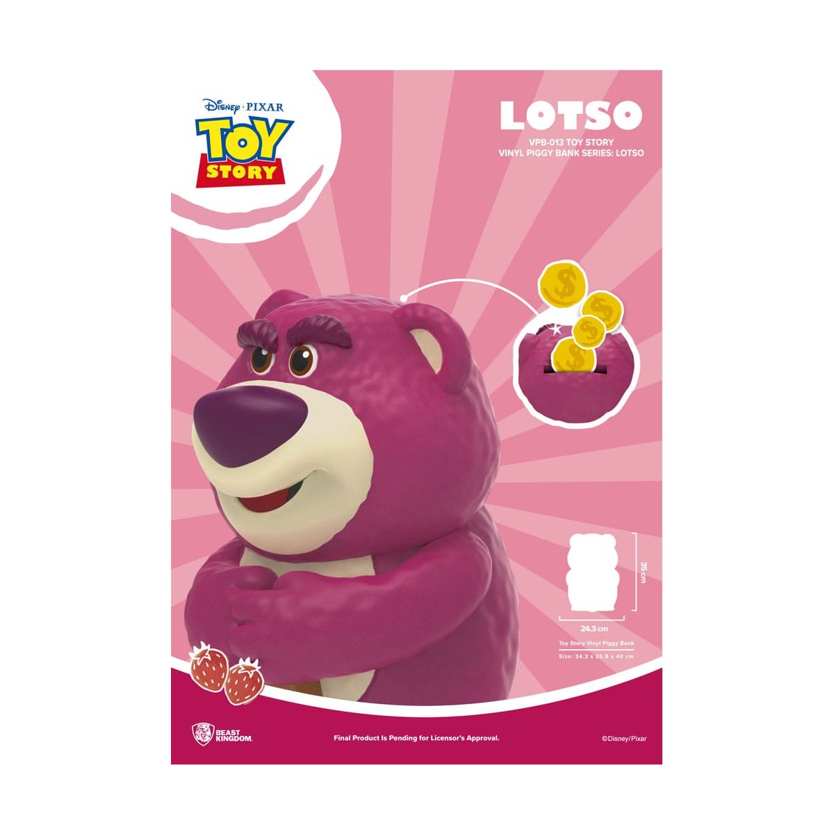 Reino Bestia Toy Story 3 hucha gigante - Lotso