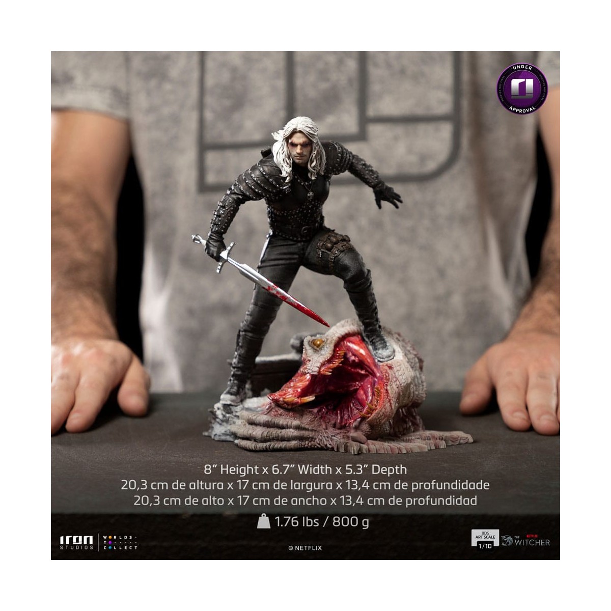 Iron Studios The Witcher - Geralt of Riva BDS Arts Escala 1/10