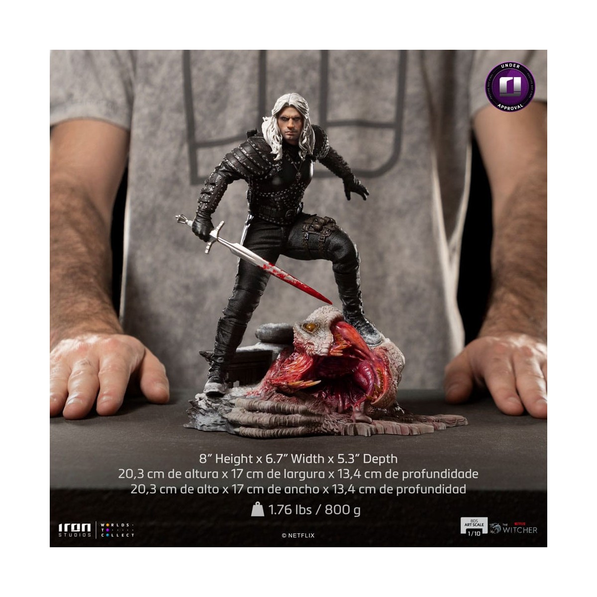 Iron Studios The Witcher - Geralt of Riva BDS Arts Escala 1/10