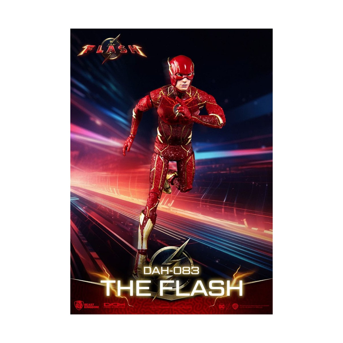Beast Kingdom - The Flash Deluxe Version - The Flash Movie - figura de acción 1/9 Dynamic Action Heroes