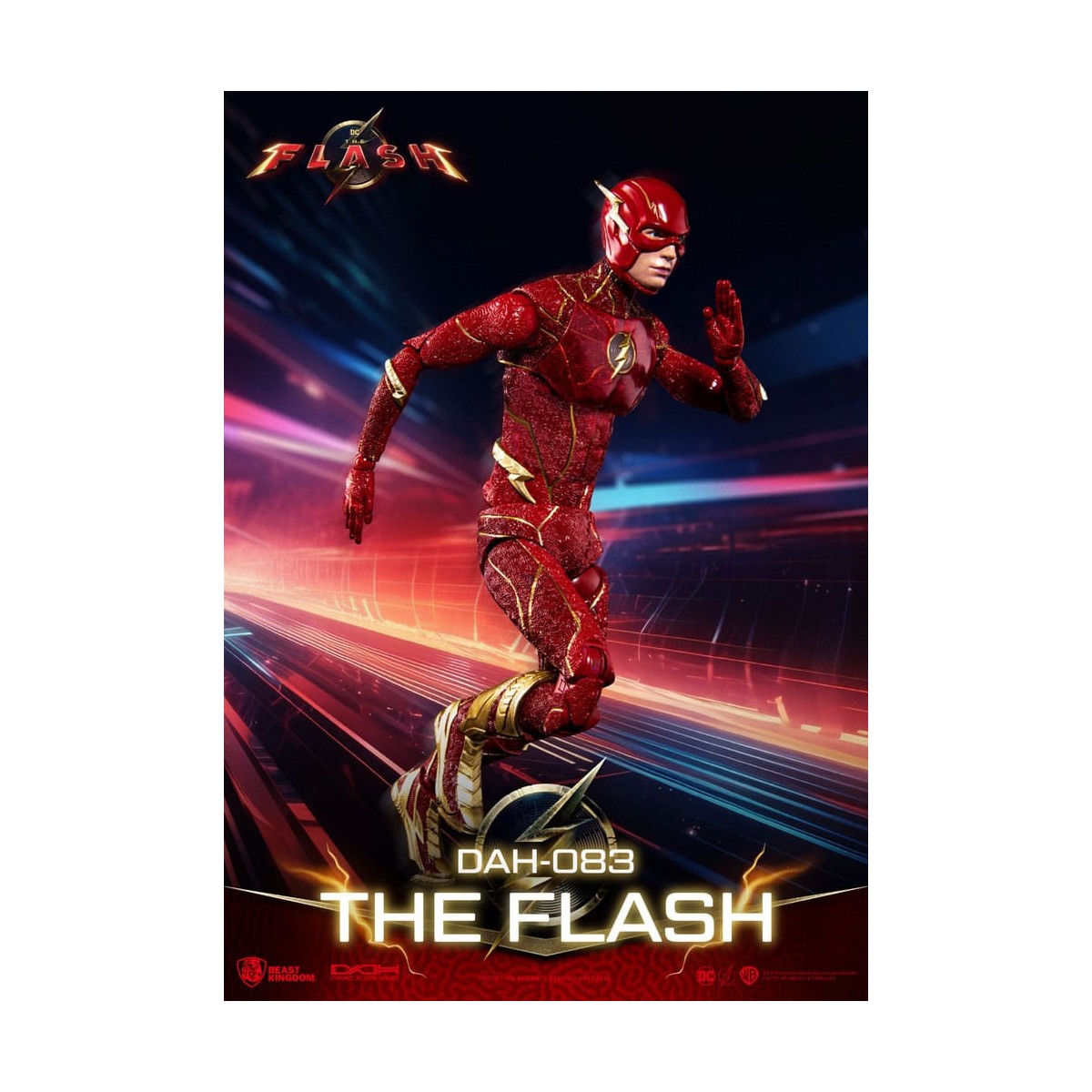 Beast Kingdom - The Flash Deluxe Version - The Flash Movie - figura de acción 1/9 Dynamic Action Heroes